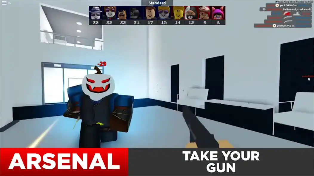 Play Arsenal mod for roblox as an online game Arsenal mod for roblox with UptoPlay