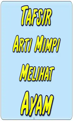 Play Arti Mimpi Melihat Ayam as an online game Arti Mimpi Melihat Ayam with UptoPlay