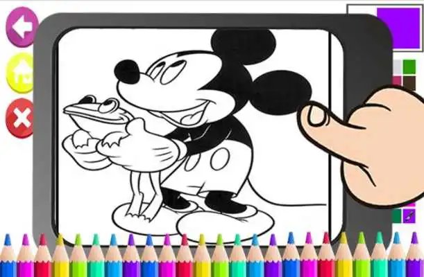 Play Art mickey Coloring Page Mouse Cartoon