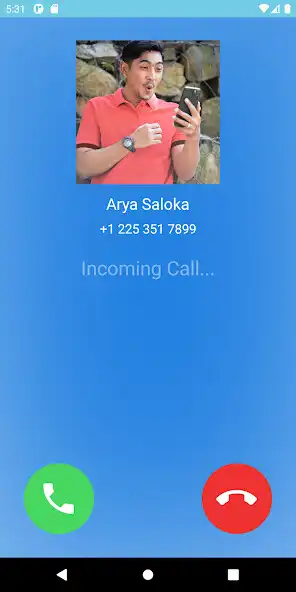 Play Arya Saloka Fake Video Call as an online game Arya Saloka Fake Video Call with UptoPlay