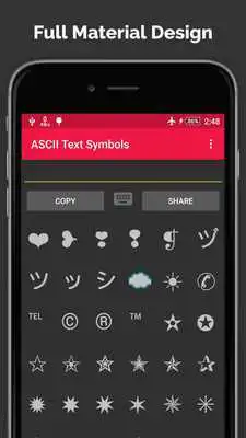 Play ASCII Text Symbols