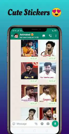 Play Ashwin - Animated Stickers as an online game Ashwin - Animated Stickers with UptoPlay