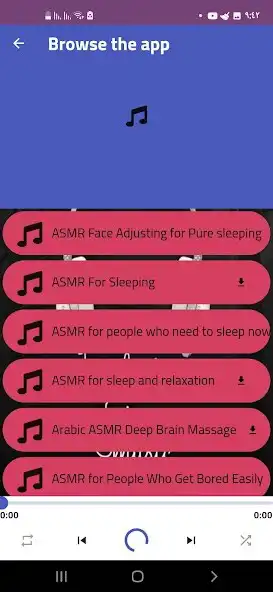 Play ASMR sleep: ASMR sleep sounds as an online game ASMR sleep: ASMR sleep sounds with UptoPlay