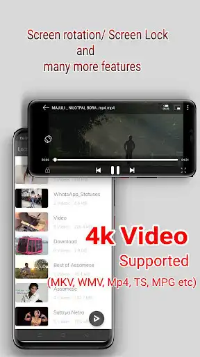 Play Assamese Video Player - 4K Video Supported  and enjoy Assamese Video Player - 4K Video Supported with UptoPlay