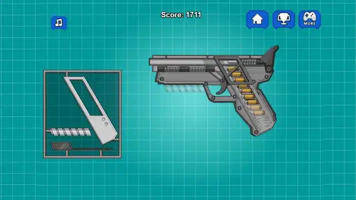 Play Assemble Toy Gun Pistol