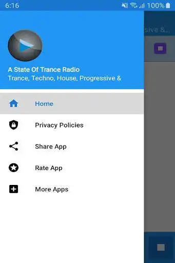 Play A State Of Trance Radio App as an online game A State Of Trance Radio App with UptoPlay