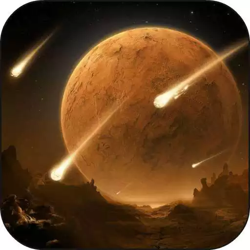 Free play online Asteroid Live Wallpaper APK