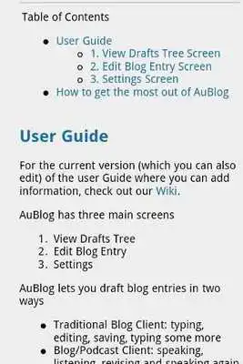 Play AuBlog Blogger Client