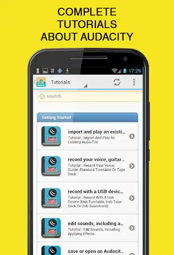 Play Audacity Guide for Android