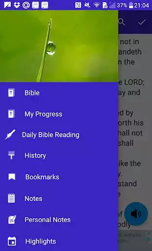 Play Audio Bible  - Book Of Psalms With KJV Text