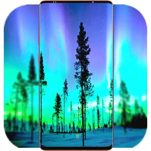 Free play online Aurora Borealis Wallpaper APK