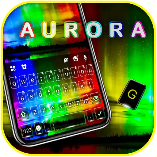 Play Aurora Nothern Lights Keyboard Theme APK