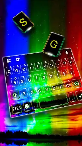 Play Aurora Nothern Lights Keyboard Theme  and enjoy Aurora Nothern Lights Keyboard Theme with UptoPlay