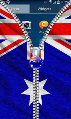 Play Australia Flag Zipp Screenlock