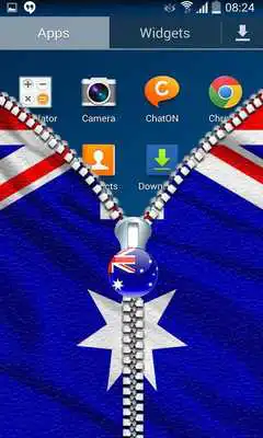 Play Australia Flag Zipp Screenlock