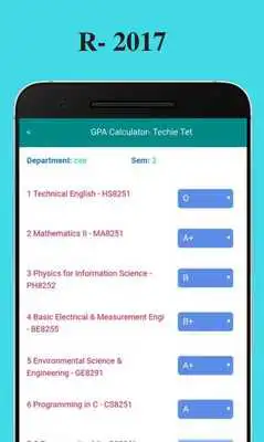 Play AU Students GPA CGPA calculator