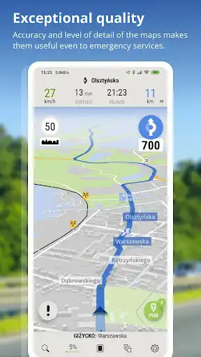 Play AutoMapa - navigation, maps  and enjoy AutoMapa - navigation, maps with UptoPlay