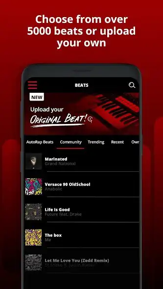 Play AutoRap by Smule: Rap to Beats as an online game AutoRap by Smule: Rap to Beats with UptoPlay