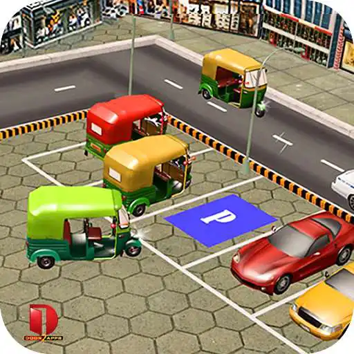 Free play online auto rickshaw driver- parking games  APK