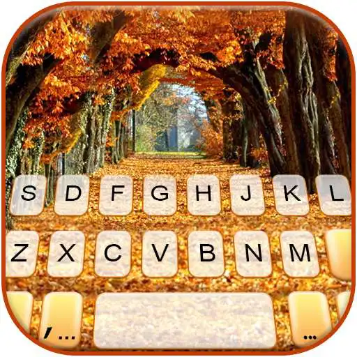 Play Autumn Trees Keyboard Background APK