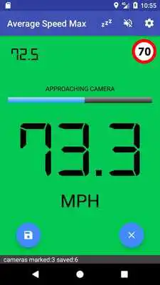 Play Average Speed Cameras - Speed Max