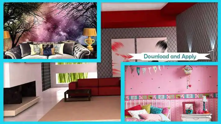 Play Awesome Colorful Rooms Wallpaper