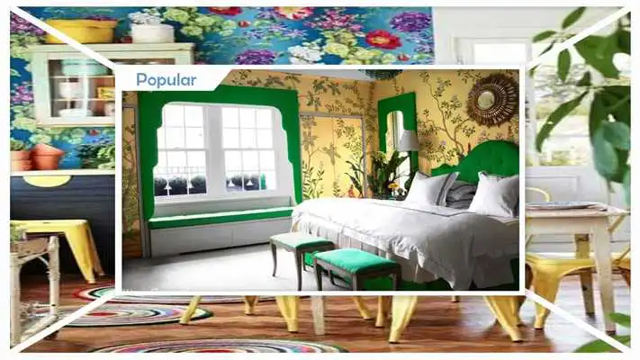 Play Awesome Colorful Rooms Wallpaper