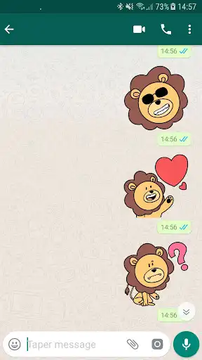 Play Awesome Lion Stickers as an online game Awesome Lion Stickers with UptoPlay