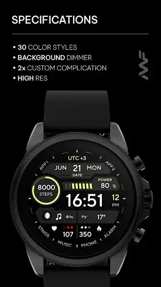 Play Awf TACT ONE - watch face as an online game Awf TACT ONE - watch face with UptoPlay