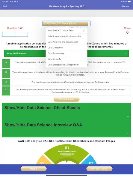 Play AWS DASC01 Data Analytics Exam as an online game AWS DASC01 Data Analytics Exam with UptoPlay