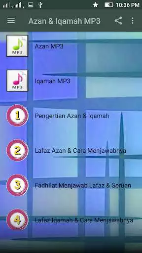 Play Azan  Iqamah Mp3