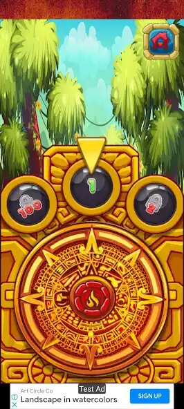 Play Azteca Bubbles: Adventure game as an online game Azteca Bubbles: Adventure game with UptoPlay