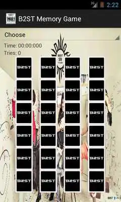 Play B2ST Memory Game