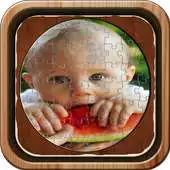 Free play online Babies Tile Puzzle  Wallpaper APK