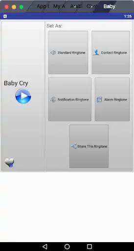 Play Baby Cry Ringtones and Wallpapers as an online game Baby Cry Ringtones and Wallpapers with UptoPlay