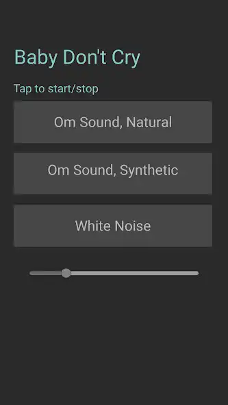 Play Baby dont cry: white noise and OM sound  and enjoy Baby dont cry: white noise and OM sound with UptoPlay