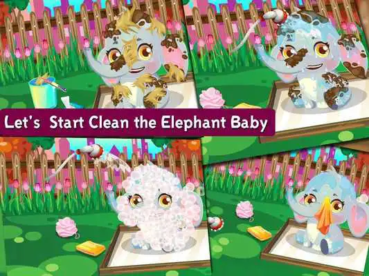 Play Baby Elephant Care Kids Game