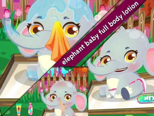 Play Baby Elephant Care Kids Game