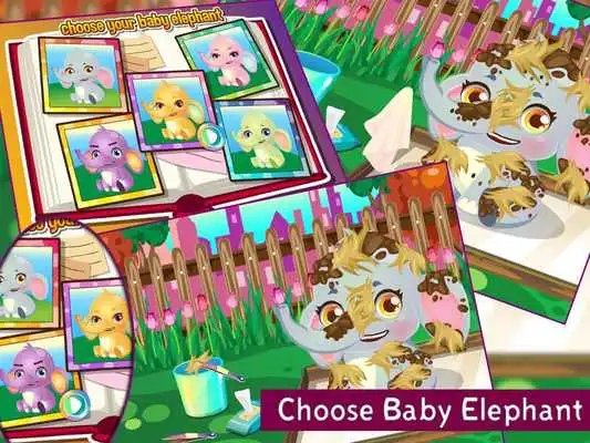 Play Baby Elephant Care Kids Game