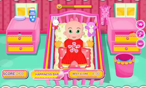 Play Baby Emily Care Day as an online game Baby Emily Care Day with UptoPlay