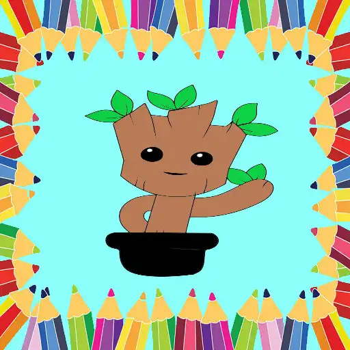 Play Baby Groot Coloring Book APK