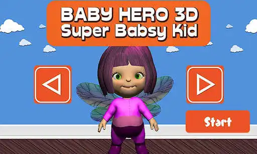 Play Baby Hero 3D - Super Babsy Kid as an online game Baby Hero 3D - Super Babsy Kid with UptoPlay