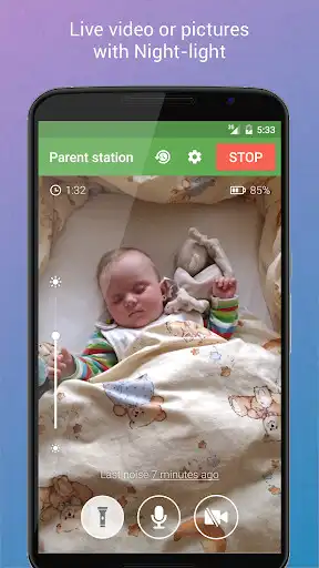 Play Baby Monitor 3G (Trial) as an online game Baby Monitor 3G (Trial) with UptoPlay