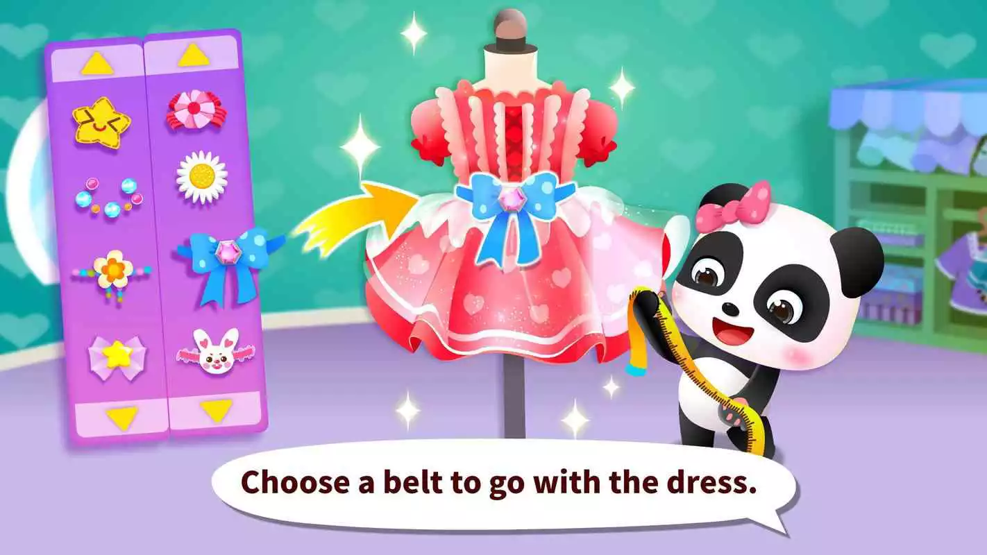 Play Baby Panda's Fashion Dress Up Game