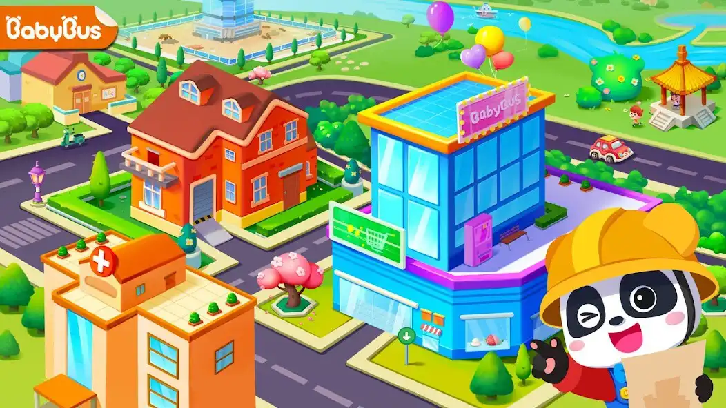 Play Baby Pandas City Buildings  and enjoy Baby Pandas City Buildings with UptoPlay