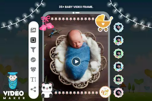 Play Baby Video Maker as an online game Baby Video Maker with UptoPlay