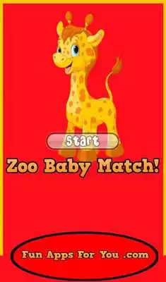 Play Baby Zoo Animals Match Game