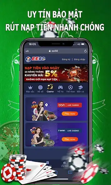 Play Baccarat Online E88  and enjoy Baccarat Online E88 with UptoPlay