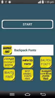 Play Backpack Fonts