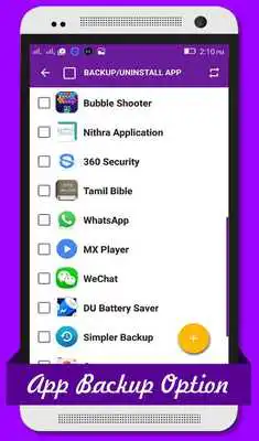 Play Backup Apps and Share Contacts